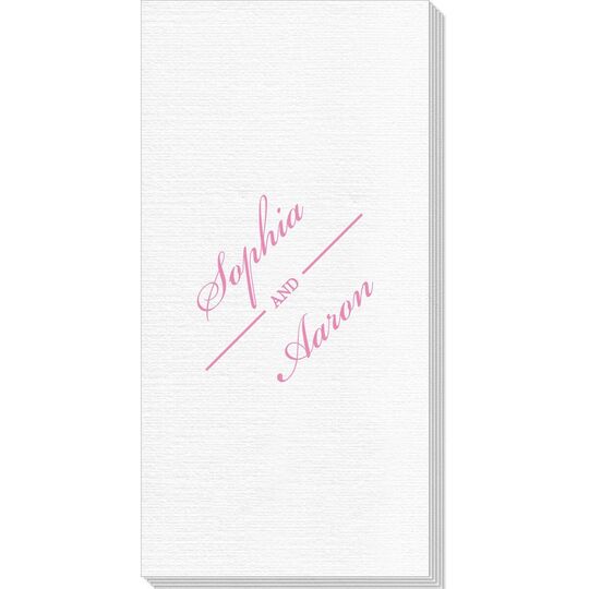 Duo Name Deville Guest Towels